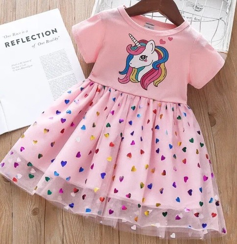 Mädchen kleid einhorn - mädchen,